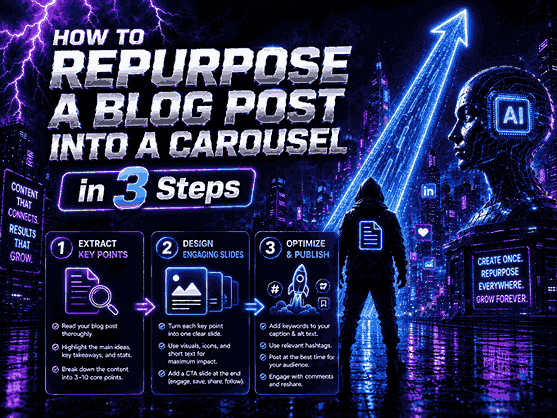 How to Repurpose a Blog Post Into a Carousel in 3 Steps