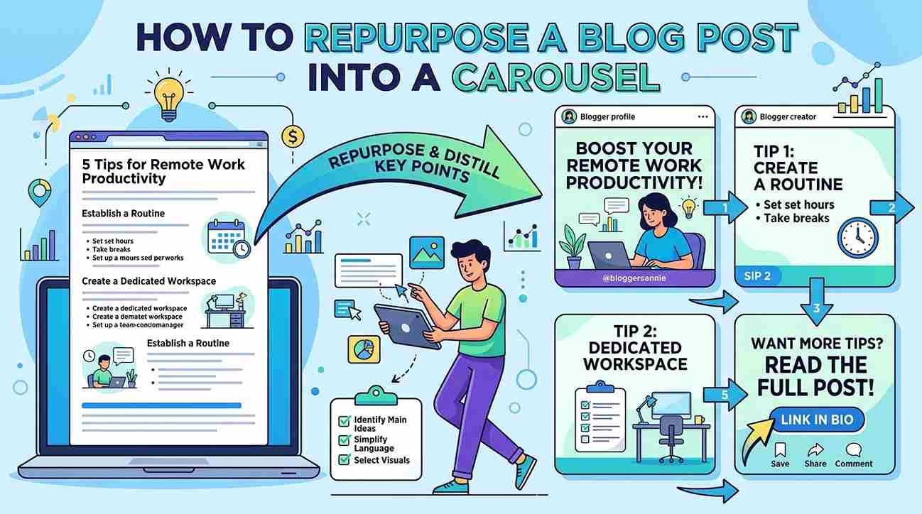 How to Repurpose a Blog Post Into a Carousel in 3 Steps