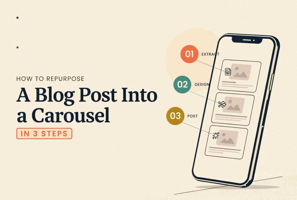 How to Repurpose a Blog Post Into a Carousel in 3 Steps