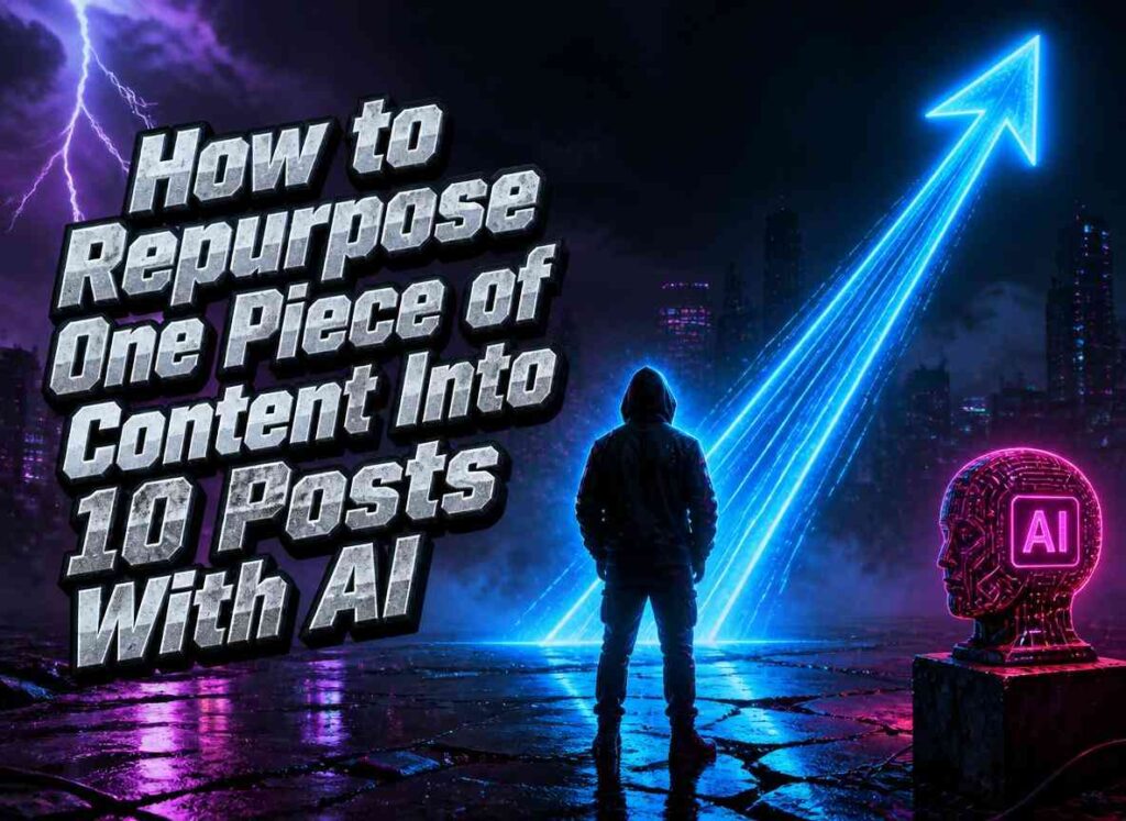 How to Repurpose One Piece of Content Into 10 Posts With AI